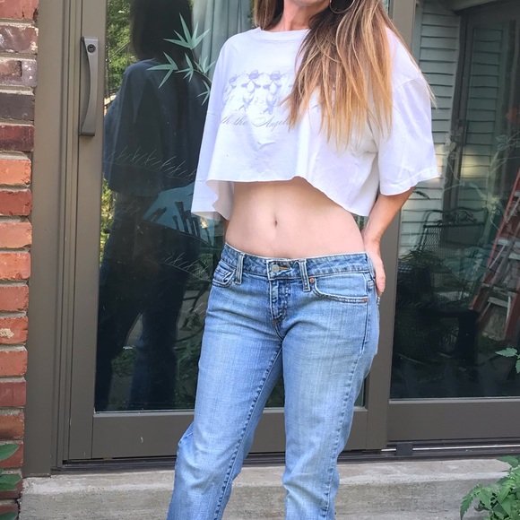 SOLD Vintage cropped tee Sleep With the Angels - Picture 9 of 9